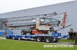 getrokken dieplader aanhangwagen remorque porte engins surbaissee