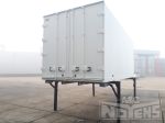 902031 gesloten afzetlaadbak in staal sandwichpanelen