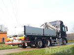 902032 open afzetbak met aluminium geanodiseerde zijborden en franse achterdeuren