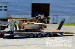 802401 tridem dieplader aanhangwagen met hydraulische rampen