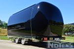 802438 promostreamer zwart mobiel podium promotie aanhangwagen
