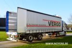 802566 schuifzeiltrailer gegalvaniseerd met meeneemheftruck voorziening