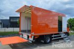902135 vrachtwagenopbouw gesloten laadbak met laadlift caisse fermeé fourgon avec hayon dhollandia