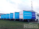 902020 vrachtwagen met schuifzeillaadbakken voor transport en logistieke opleiding vrachtwagenchauffeurs