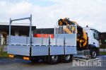 902155 noyens vrachtwagen met laadkraan Effer dakdekker opbouw