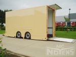 dubbel verdiep trailer aanhangwagen oplegger maximum laadvolume