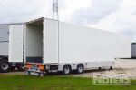 802431 gesloten opbouw oplegger trailer semi remorque trailer