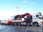 802271 volumecombinatie vrachtwagenopbouw met kraan en wipkar aanhangwagen noyens