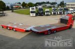 combinatie wipcar middenas aanhangwagen met vrachtwagen open plateau