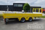802235 middenas aanhangwagen met verzonken twistlocks voor container transport