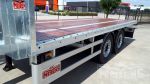 802325 aanhangwagen gegalvaniseerd hardhouten laadvloer