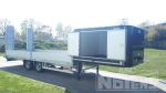 802345 BE-trailer open trailer met materiaalcompartiment open laadruimte met aluminium zijborden