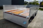 802384 zijborden neerklapbaar aluminium aanhangwagen
