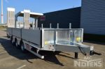 802400 tridem as dieplader middenas aanhangwagen noyens