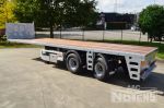 802425 plateau oplegger met 1 gestuurde achteras