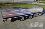802466 middenas tandem aanhangwagen met centrale assen remorque double essieux central