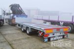 802499 aanhangwagen dieplader noyens middenasser remorque double essieux