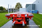 802505 platte plateau trailer met kooiaap voorziening