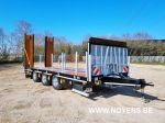 802523 gegalvaniseerde dieplader aanhangwagen remorque porte engins surbaissée