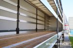 802566 vlakke schuifzeiloplegger citytrailer gedwongen gestuurde achteras