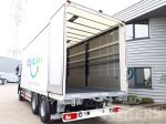 901990 vrachtwagenopbouw met schuifzeilen en achterdeuren voorziening voor meeneemheftruck verlaagde vangmuilkoppeling