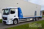 902111 OPEN LAADBAK MET HYDRAULISCHE RAMP SIDE SHIFT WIELKUIPEN LAADVLOER