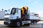 902155 constructie laadbak met laadkraan en zijborden