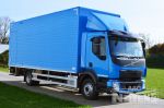 902161 vrachtwagenopbouw gesloten laadbak met laadlift