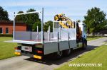 902215 open plateau met zijborden en uitneembare stippen ladingzekering