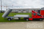 be trailer vlakke laadvloer aluminium zijborden kipper
