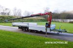 laadkraan op nieuwe aanhangwagen